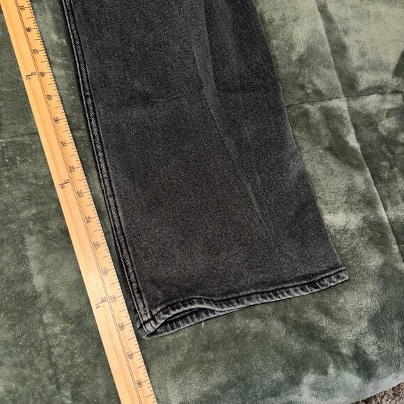 Hollister Co Ultra High-Rise Dad Jean Vintage Stretch Women's 10R/30R Dark Gray - Picture 8 of 9